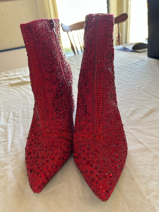 Betsey Johnson Shoes - Betsy Johnson Cady Women’s Size 9 Crystal Embellished Pointed-Toe Ankle Booties